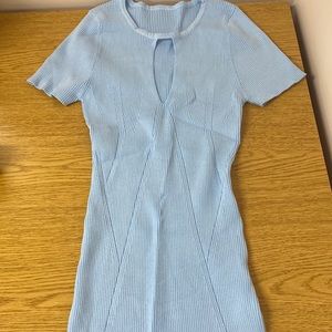 NEVER WORN GARAGE blue hourglass dress